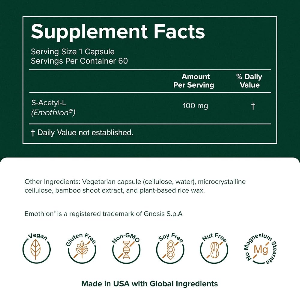 Prominent Nutrition S-Acetyl L-Glutathione 100 mg