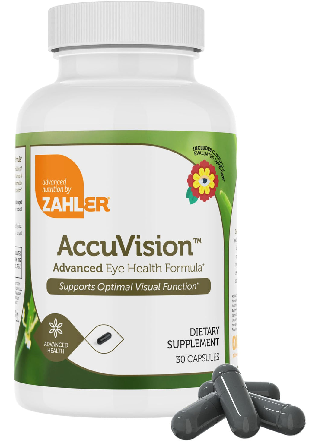 Zahler AccuVision Advanced Eye Health Formula - 30 Capsules - image 2
