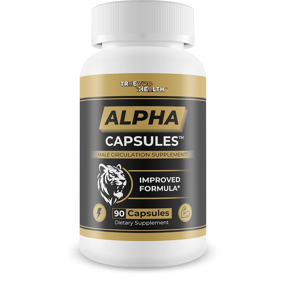 True You Health Alpha Capsules Blood Flow Supplement - 90 Capsules