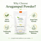 YOGIS HERBS Arugampul Powder (Bermuda Grass/Cynodon dactylon)