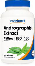 Nutricost Andrographis Extract 450mg - 180 Vegetarian Capsules