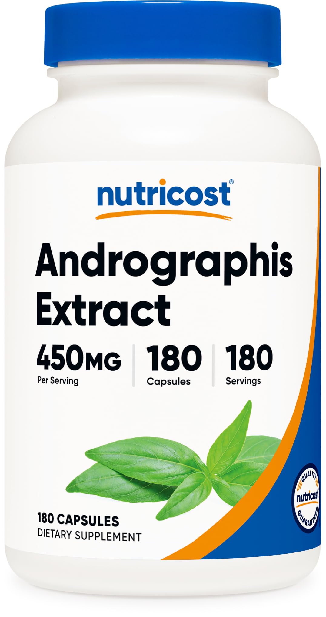Nutricost Andrographis Extract 450mg - 180 Vegetarian Capsules
