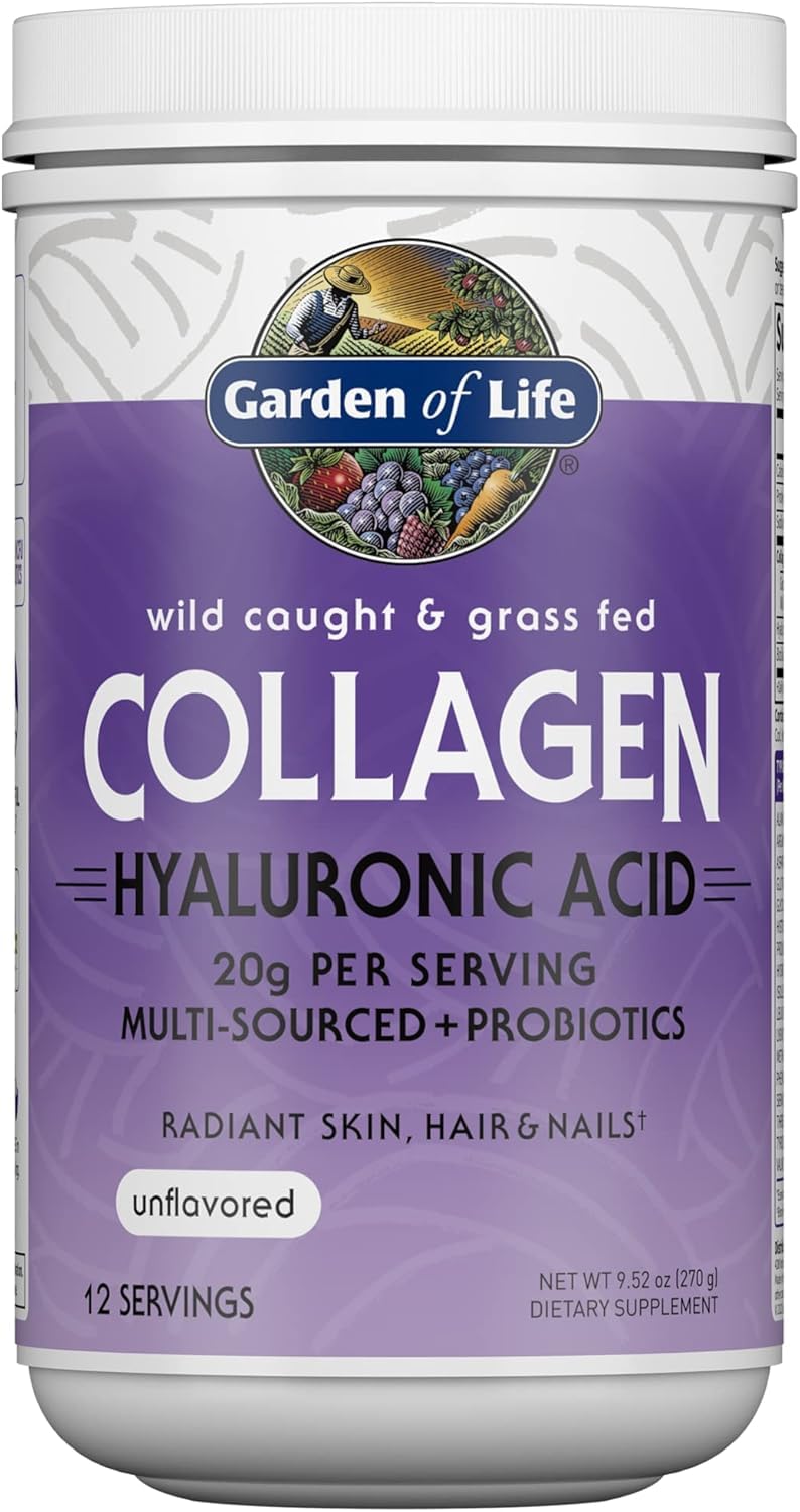 Garden of Life Multi Source Collagen Powder with Hyaluronic Acid - 12 Servings - image 4