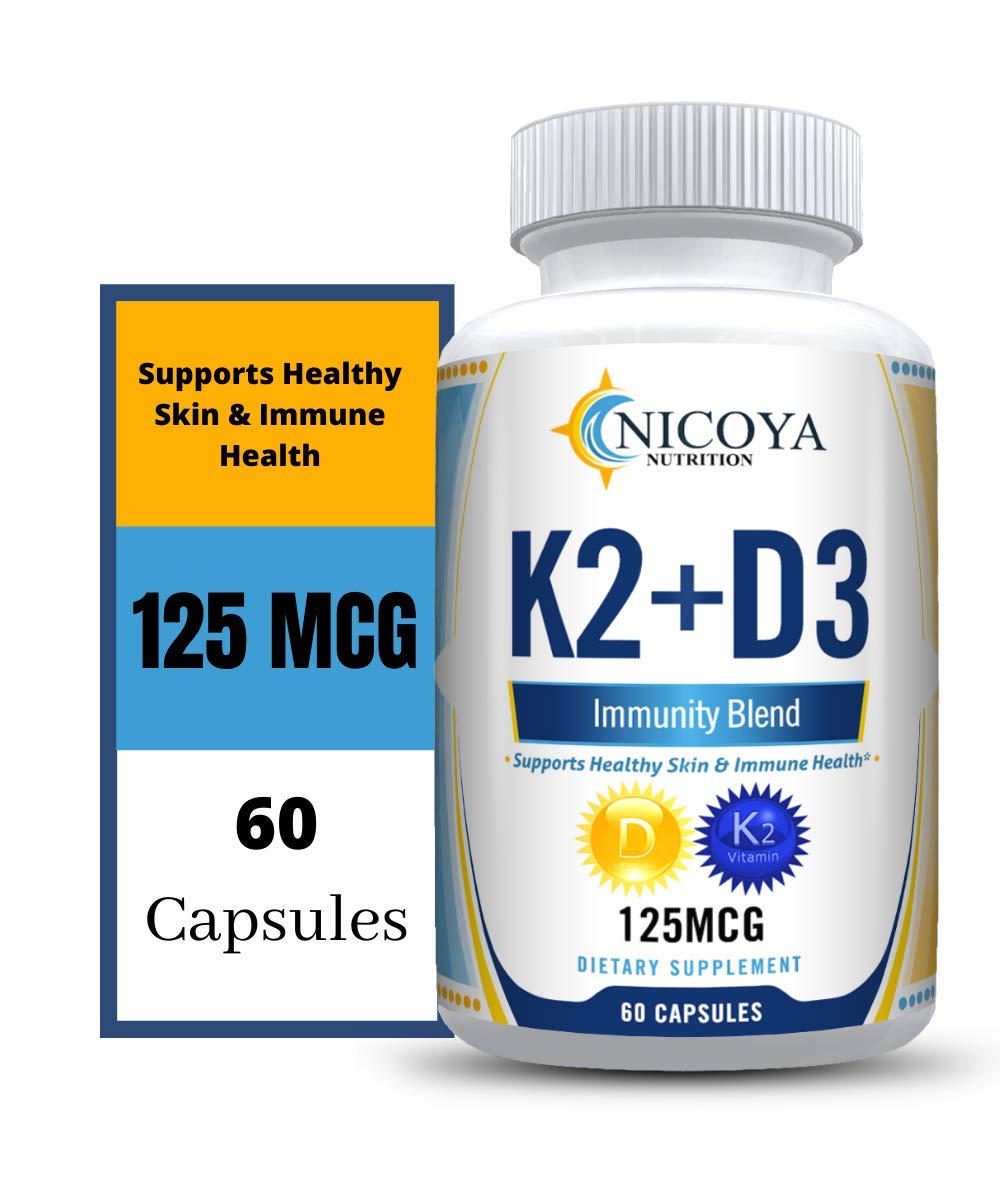 Nicoya Nutrition Vitamin K2 D3 5000 IU Supplement - 60 Softgels - image 4