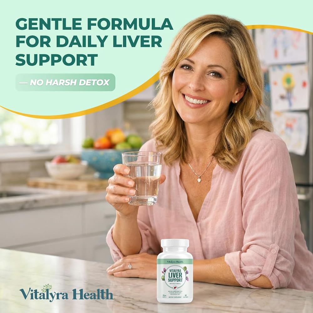 Vitalyra Liver Support Supplement with Milk Thistle - 60 Capsules - image 3