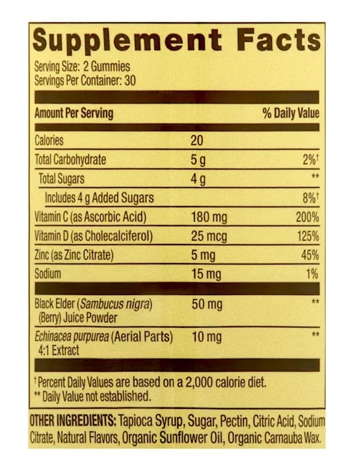 Spring Valley Immune Plus Vegetarian Gummies - 60 Count - image 2