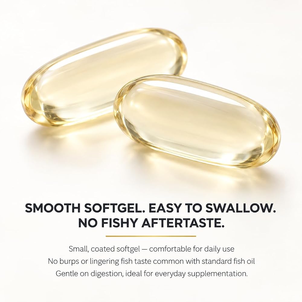 Purelyindia Wild Caught Fish Eggs Omega-3 Supplement - 120 Capsules - image 2