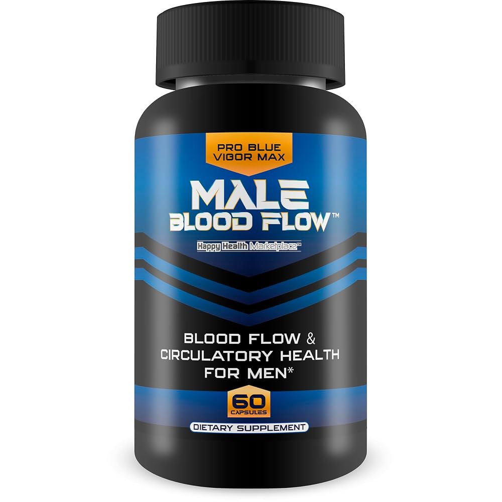 Happy Health Marketplace Pro Blue Vigor Max Male Blood Flow - 60 Capsules