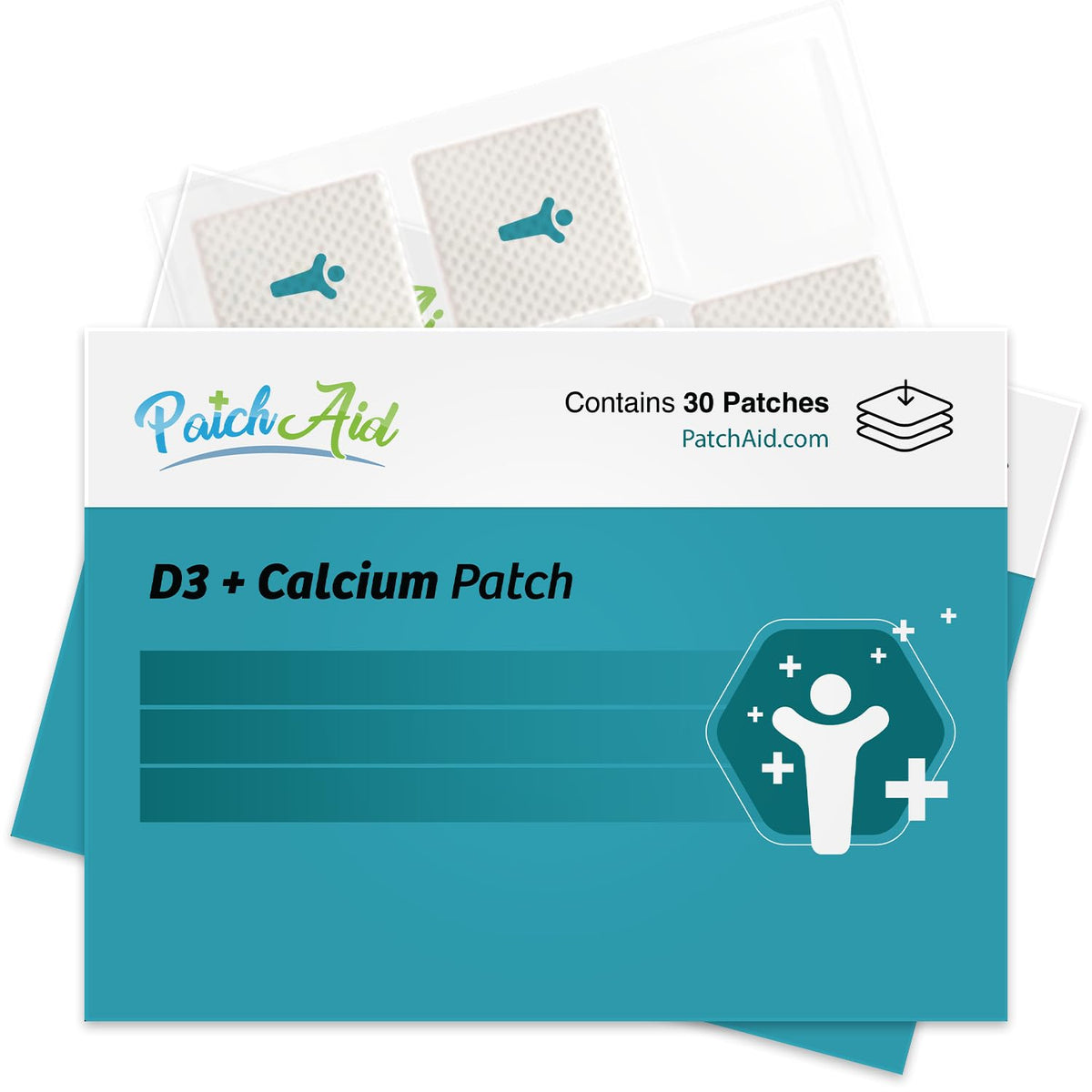 Patch Aid PatchAid D3/Calcium Plus Topical Patch - 30 Count