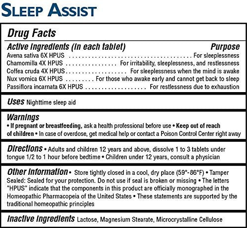 MagniLife Sleep Aid Homeopathic Melatonin-Free Tablets - 125 Count - image 4