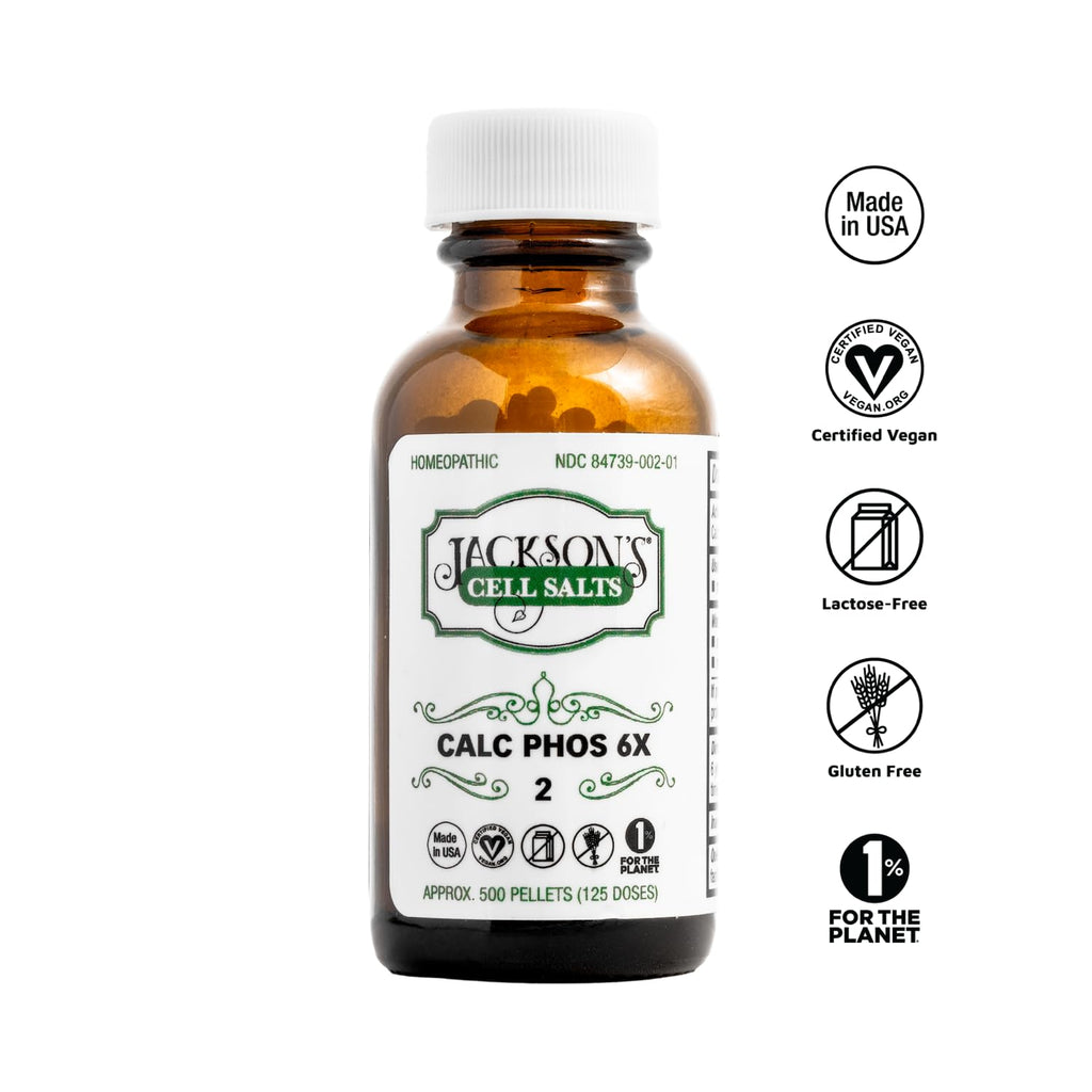 Jackson's #2 Calc Phos 6X Cell Salt - 500 Pellets - image 2