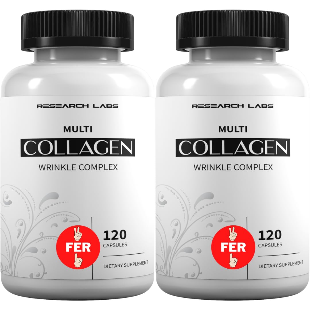 Research Labs Collagen Peptides 6000 mg Anti-Aging - 240 Capsules