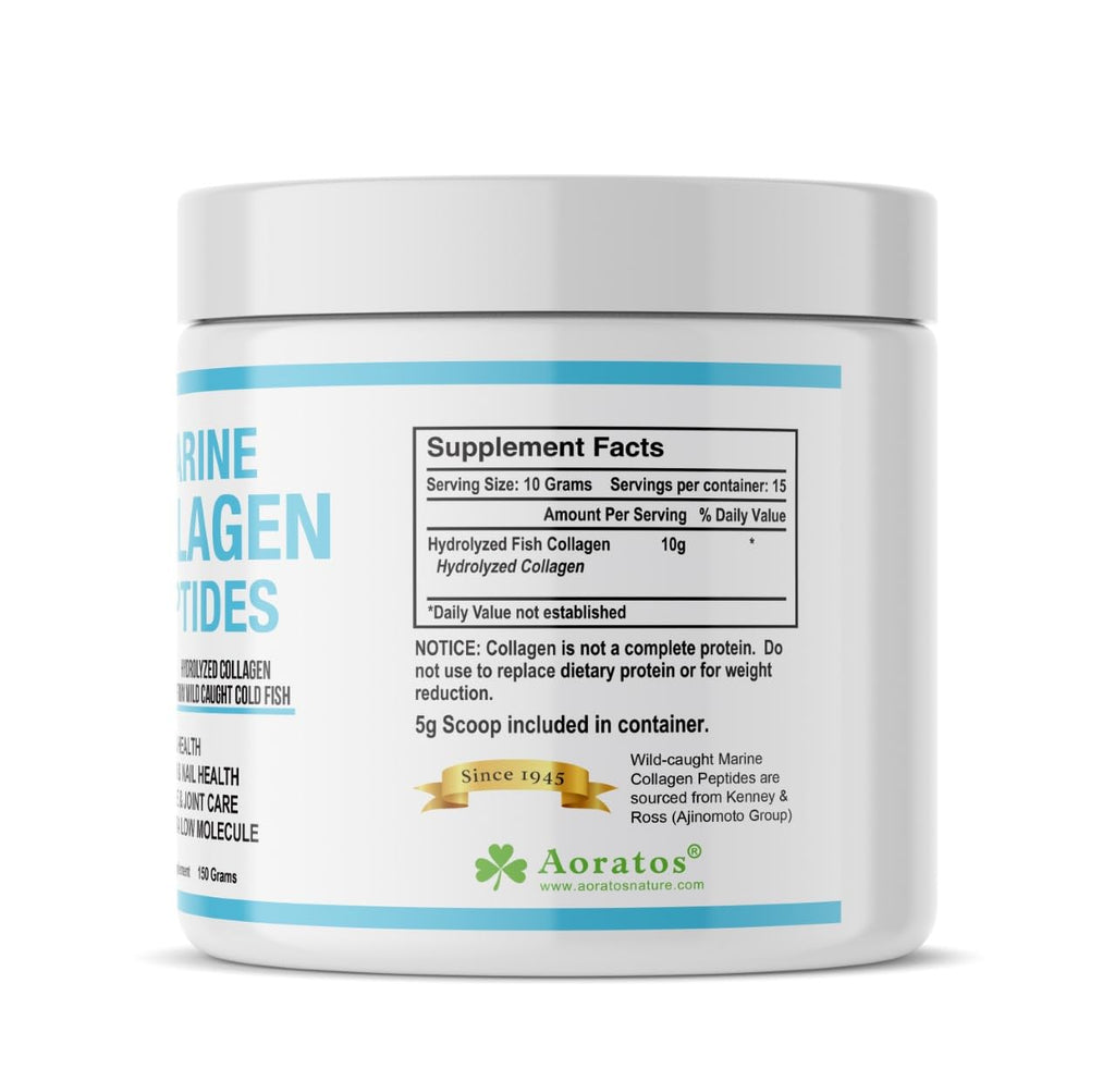 Aoratos Marine Collagen Peptides Powder - 150g - image 3