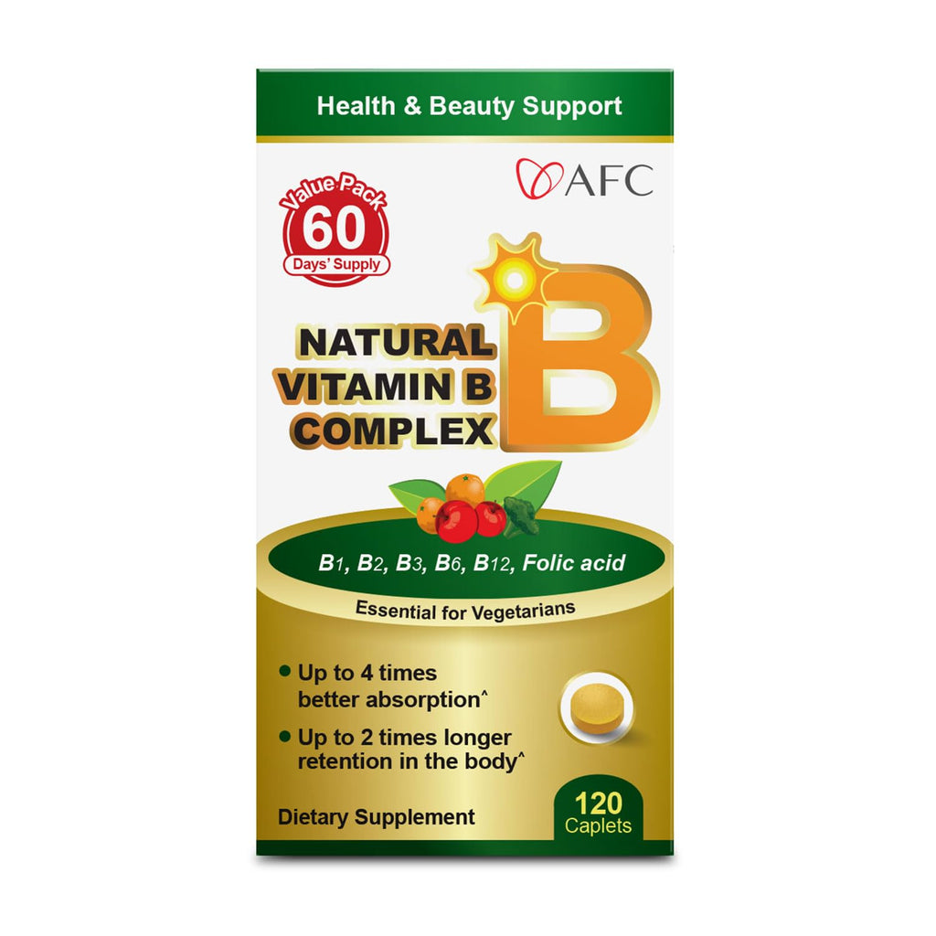 AFC Vitamin B Complex for Energy & Immunity - 120 Capsules - image 7