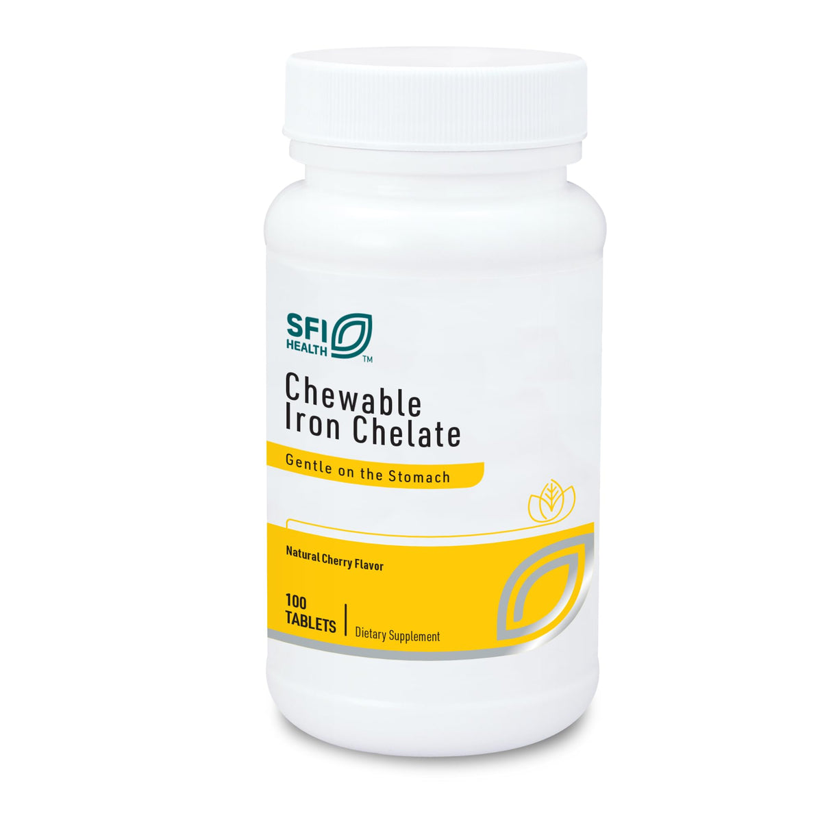 SFI Health Chewable Iron Chelate - 100 Tablets
