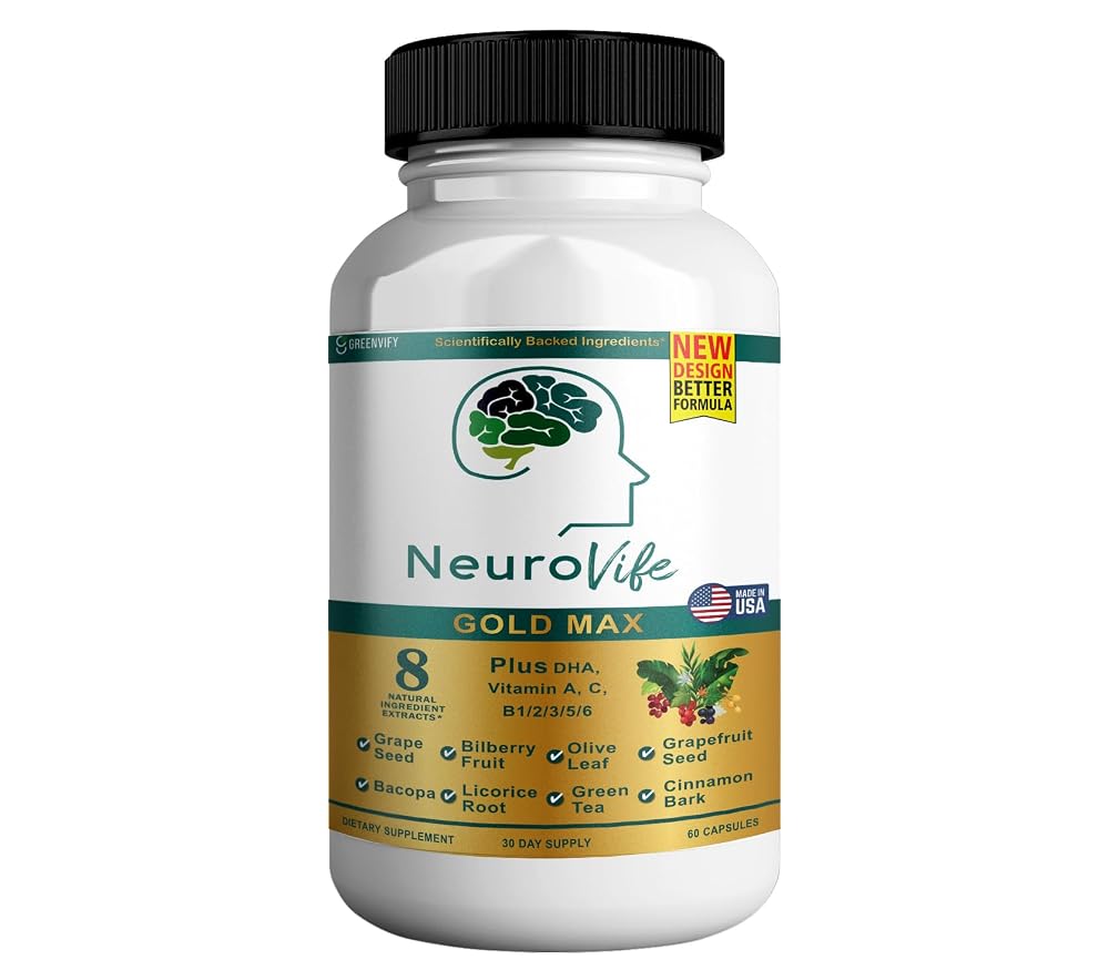 GREENVIFY NeuroVife Gold Max Brain Support Supplement