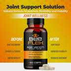 AURA VITAMINS Bee Flex Joint Support Glucosamine & Turmeric - 60 Capsules - image 6