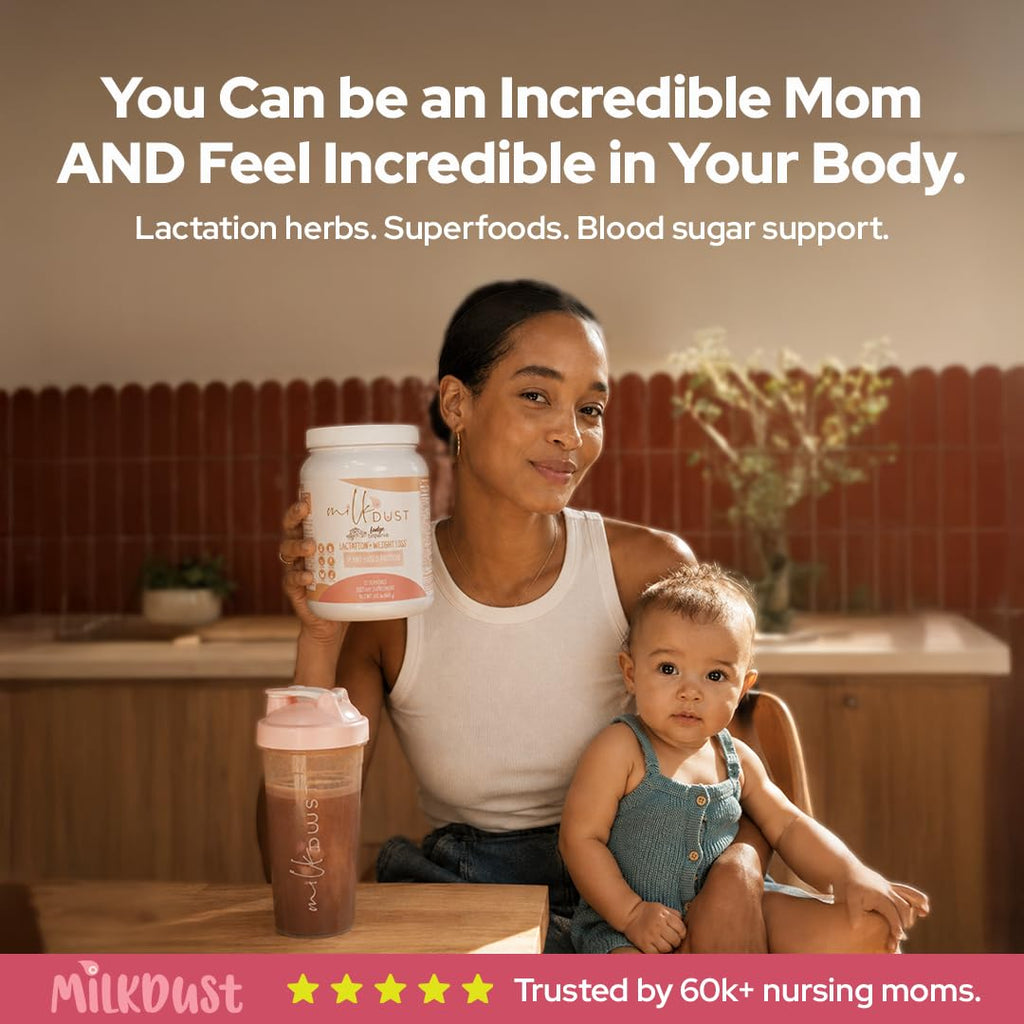 Milk Dust Lactation Protein Powder Vegan Vanilla - 23.02 oz - image 3
