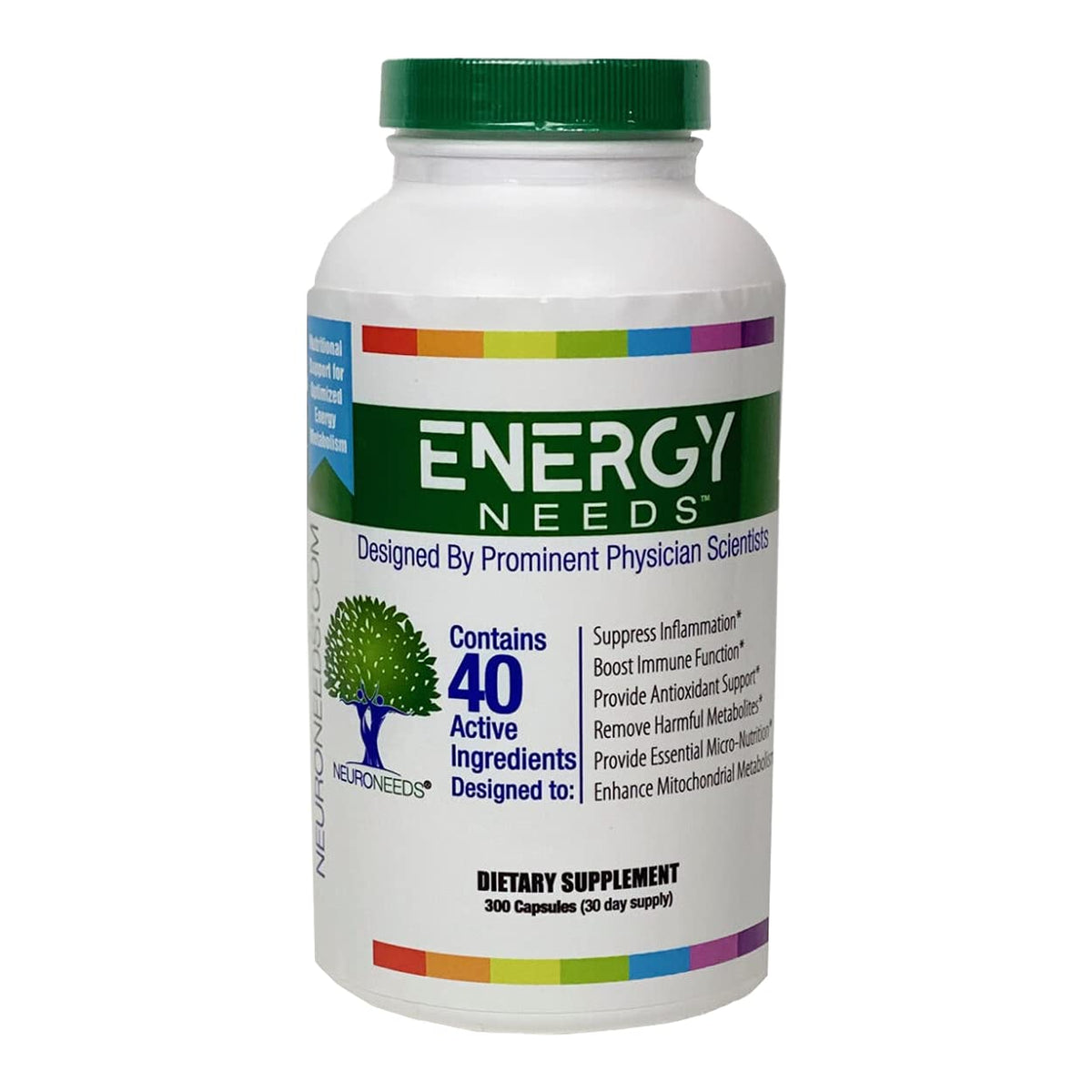 Neuro Needs EnergyNeeds 40 Active Ingredients Multivitamin - 300 Capsules