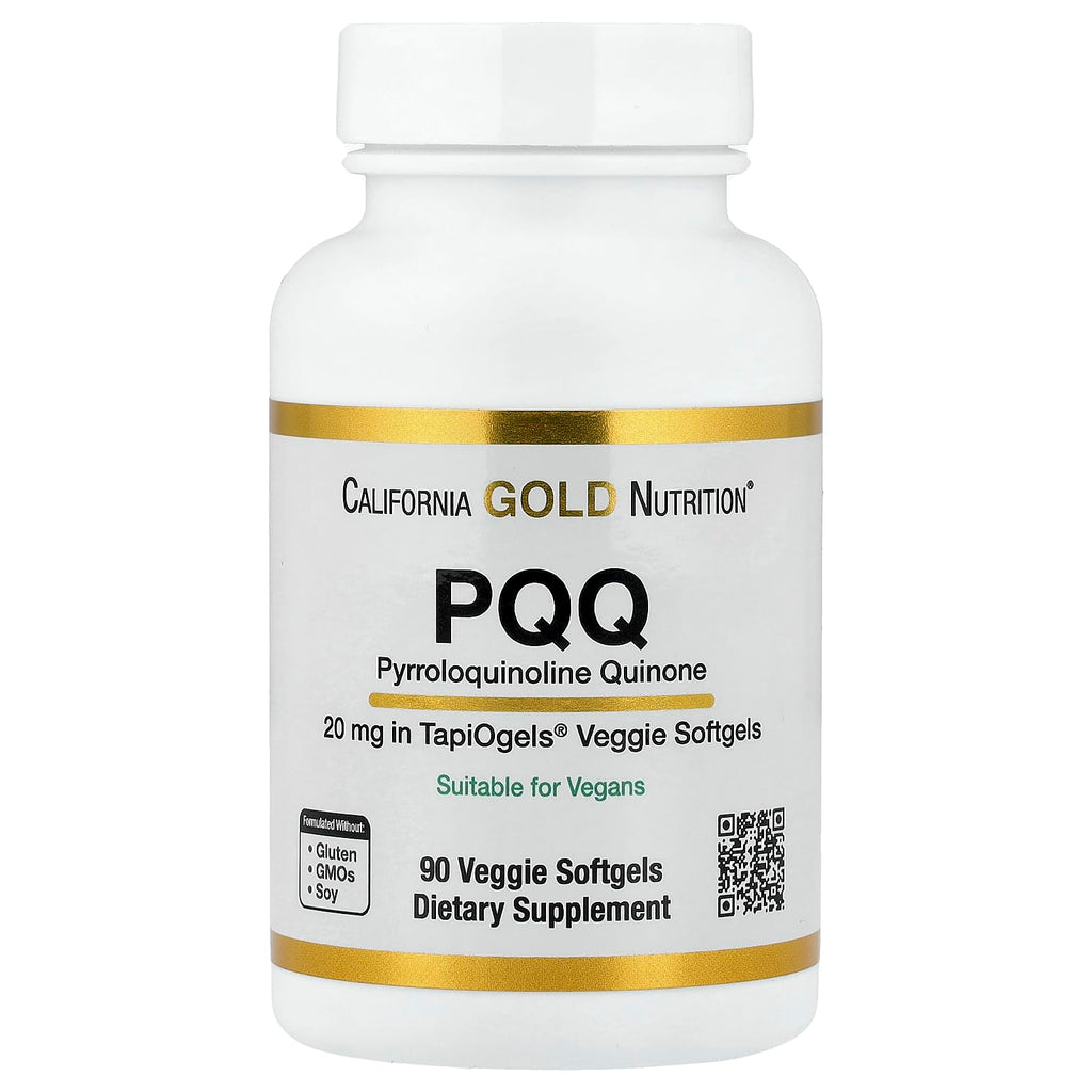 California Gold Nutrition PQQ 20 mg - 90 Softgels