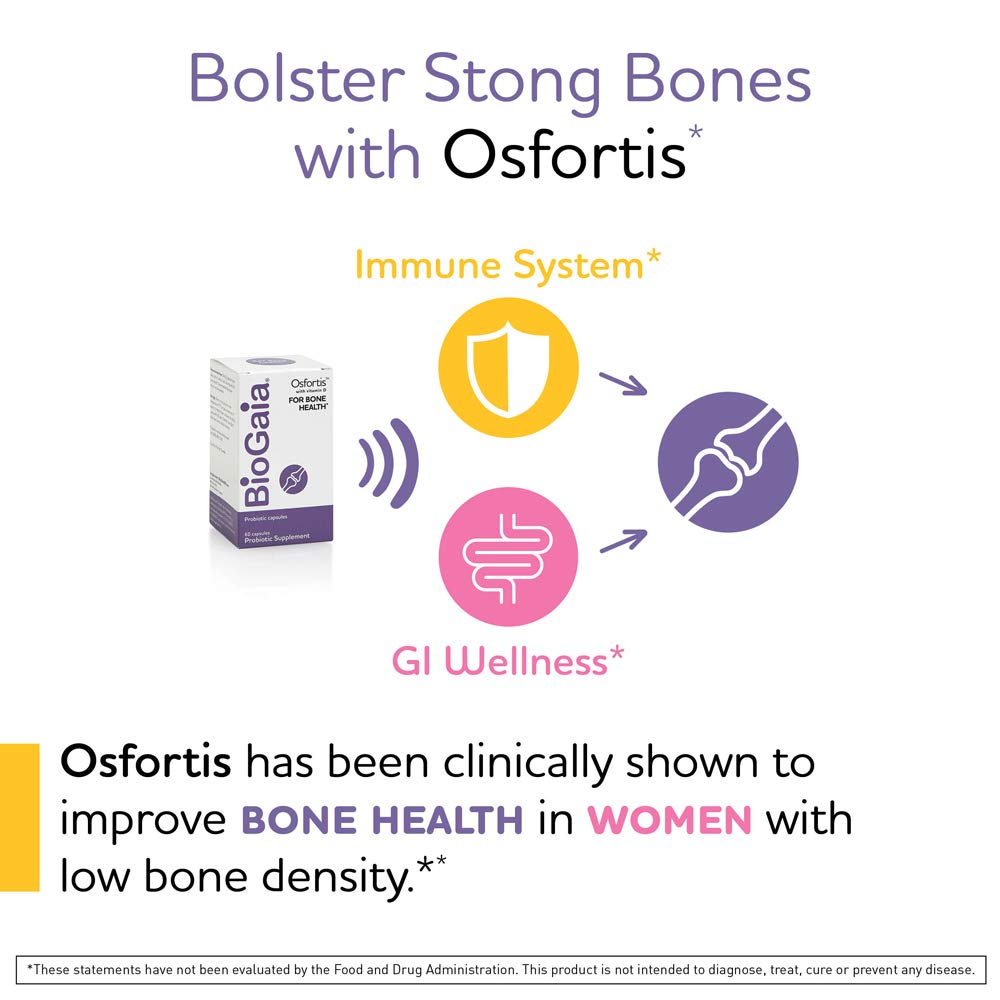 BioGaia Osfortis Women's Probiotic for Strong Bones - 60 Capsules - image 6