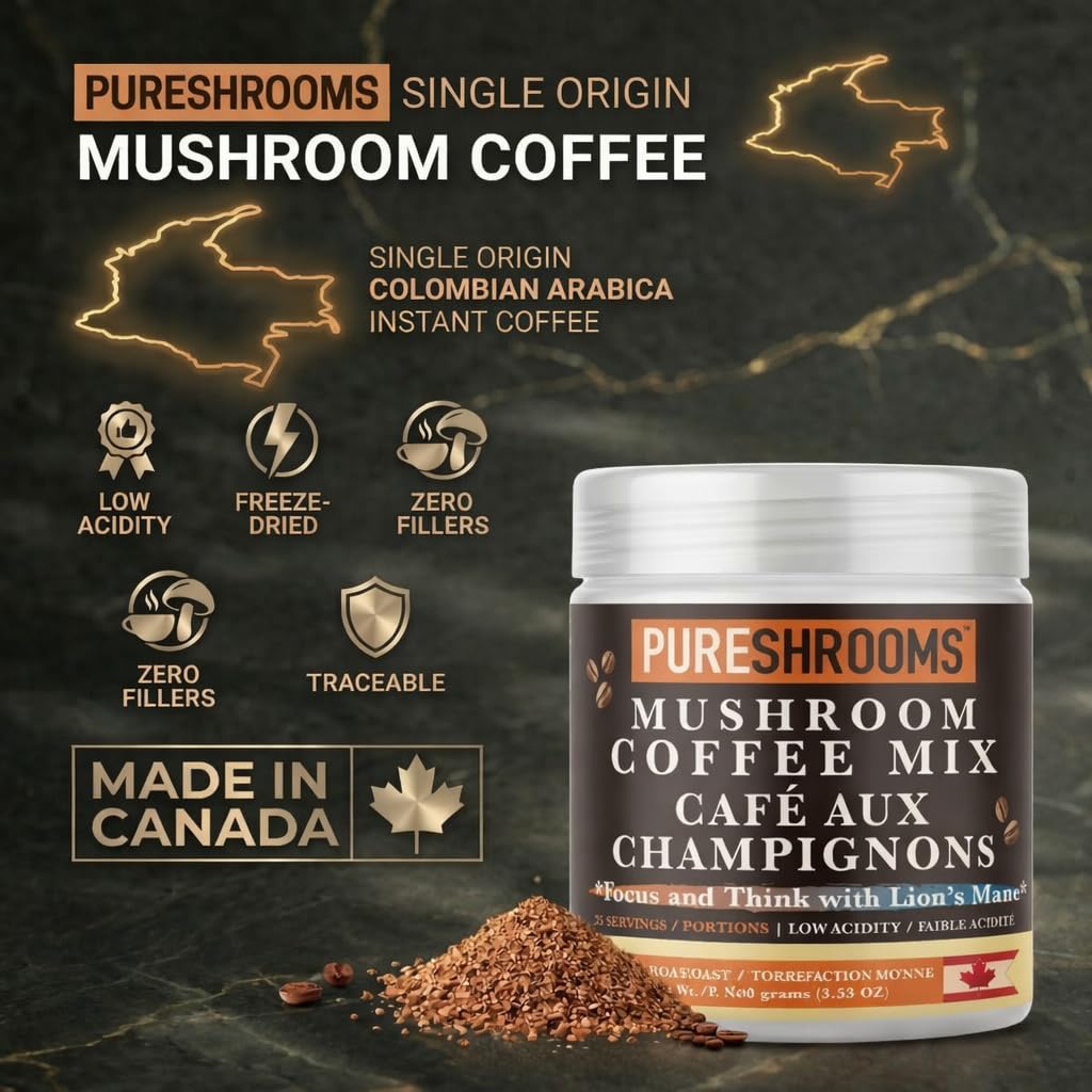 Pure Shrooms Adaptogenic Coffee