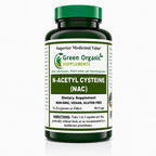 Green Organic Supplements NAC 700mg - 90 Vegan Capsules