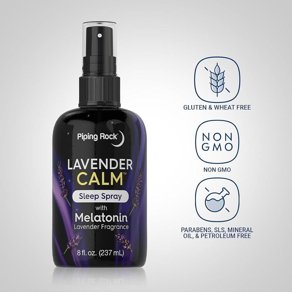 Piping Rock Melatonin Sleep Spray with Lavender - 8 fl oz - image 3