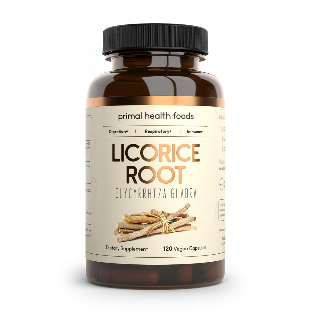 Primal Health Foods Organic Licorice Root 1000 mg - 60 Servings