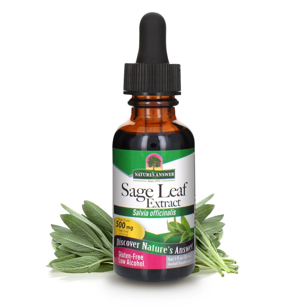 Nature's Answer Sage Leaf Organic Liquid Extract - 1 fl oz
