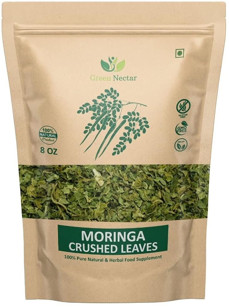Green Nectar Moringa Tea Cut Leaves - 8 Ounces