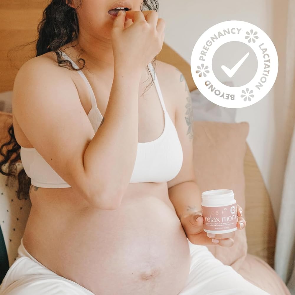 Boobie Relax Mom Pregnancy & Postpartum Stress Support - 60 Capsules - image 8