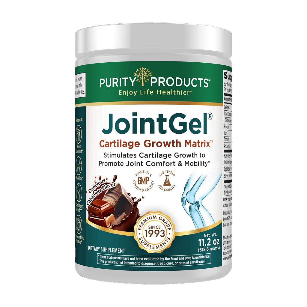Purity Products JointGel Collagen Peptides with MSM Powder - 30 Servings