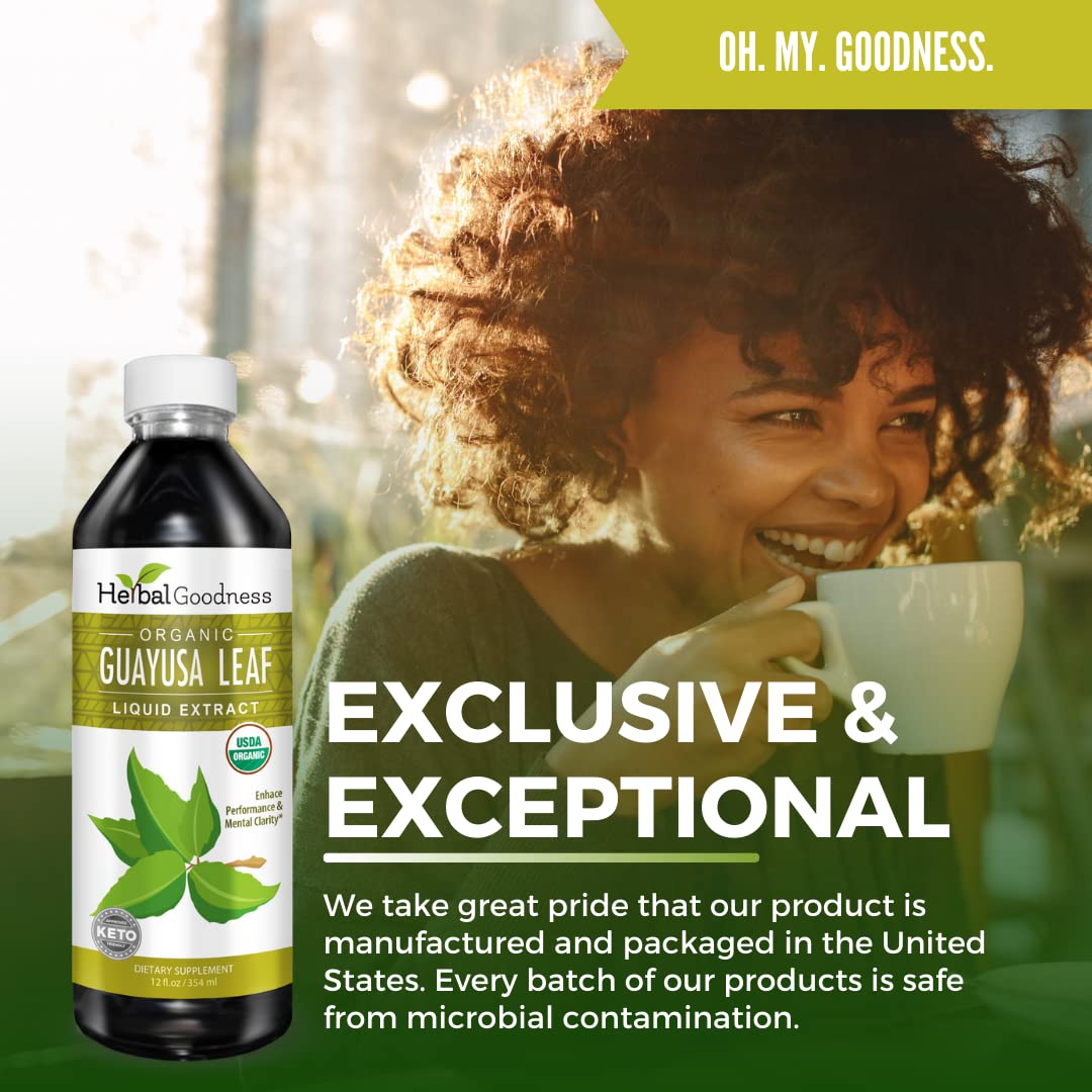 Herbal Papaya Guayusa Leaf Extract Liquid for Energy - 12 Fl Oz - image 2