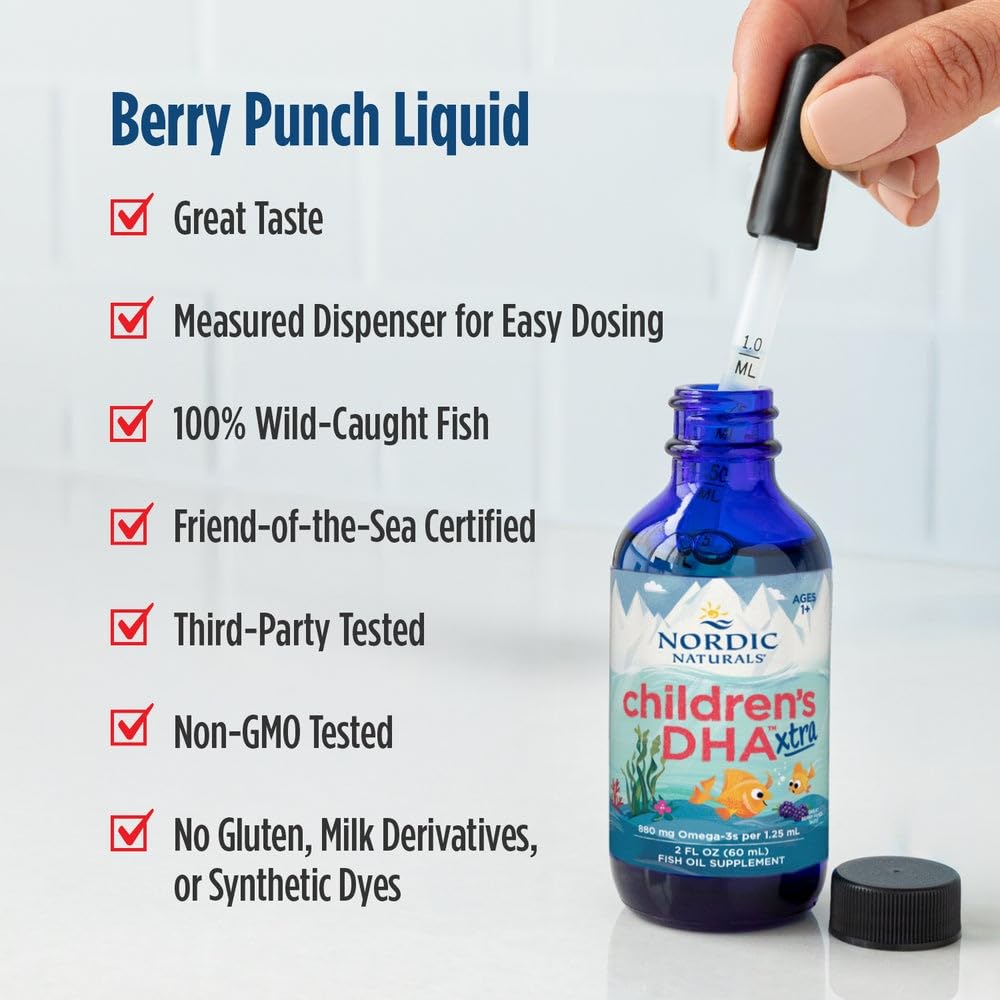 Nordic Naturals DHA for Kids Liquid Omega-3 - 2 fl oz - image 4