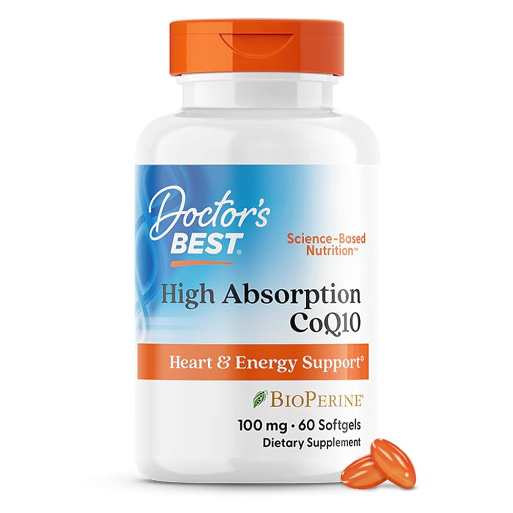 Doctor's BEST High Absorption CoQ10 with BioPerine - 60 Softgels