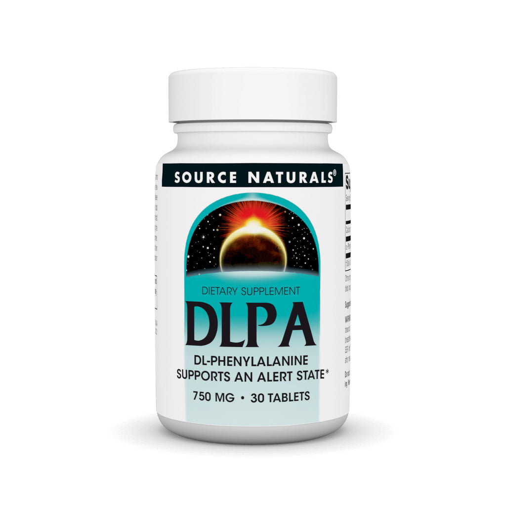 Source Naturals DLPA DL-Phenylalanine 750 mg - 30 Tablets