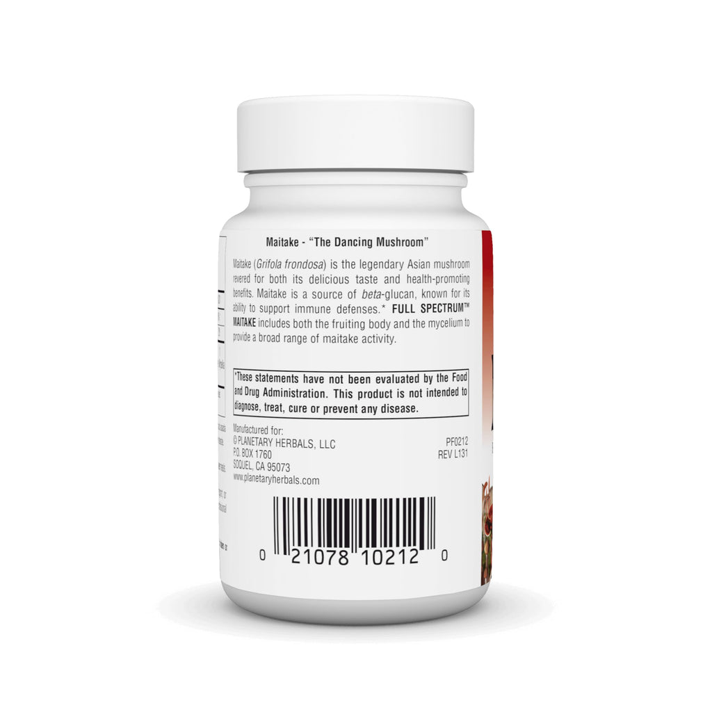Planetary Herbals Full Spectrum Maitake Immune Support - 60 Tablets - image 3
