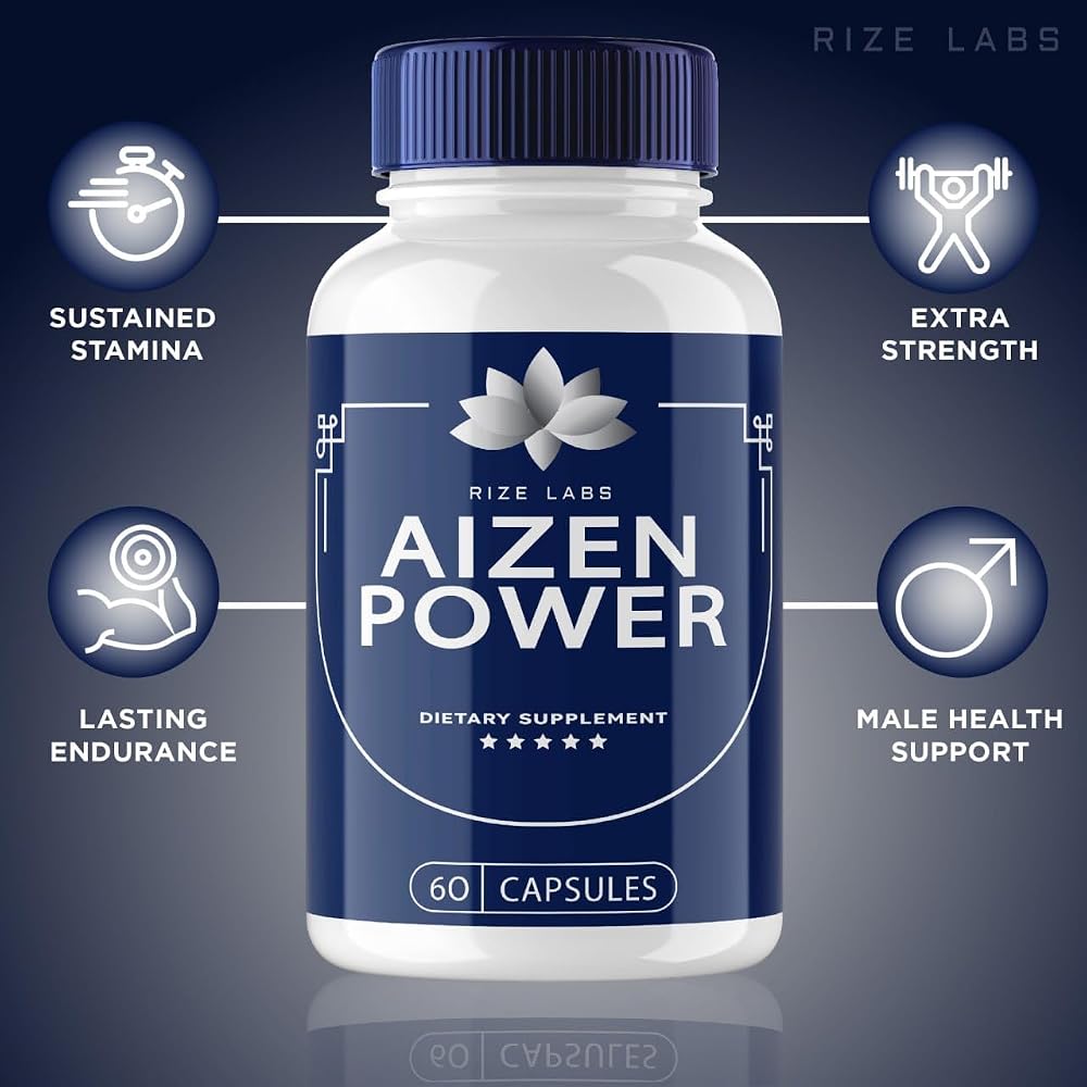 rize labs Aizen Power for Men Energy & Performance - 60 Capsules - image 4