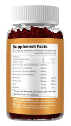 Riyuetian Quercetin with Bromelain, Zinc & Vitamin C - 60 Gummies - image 5