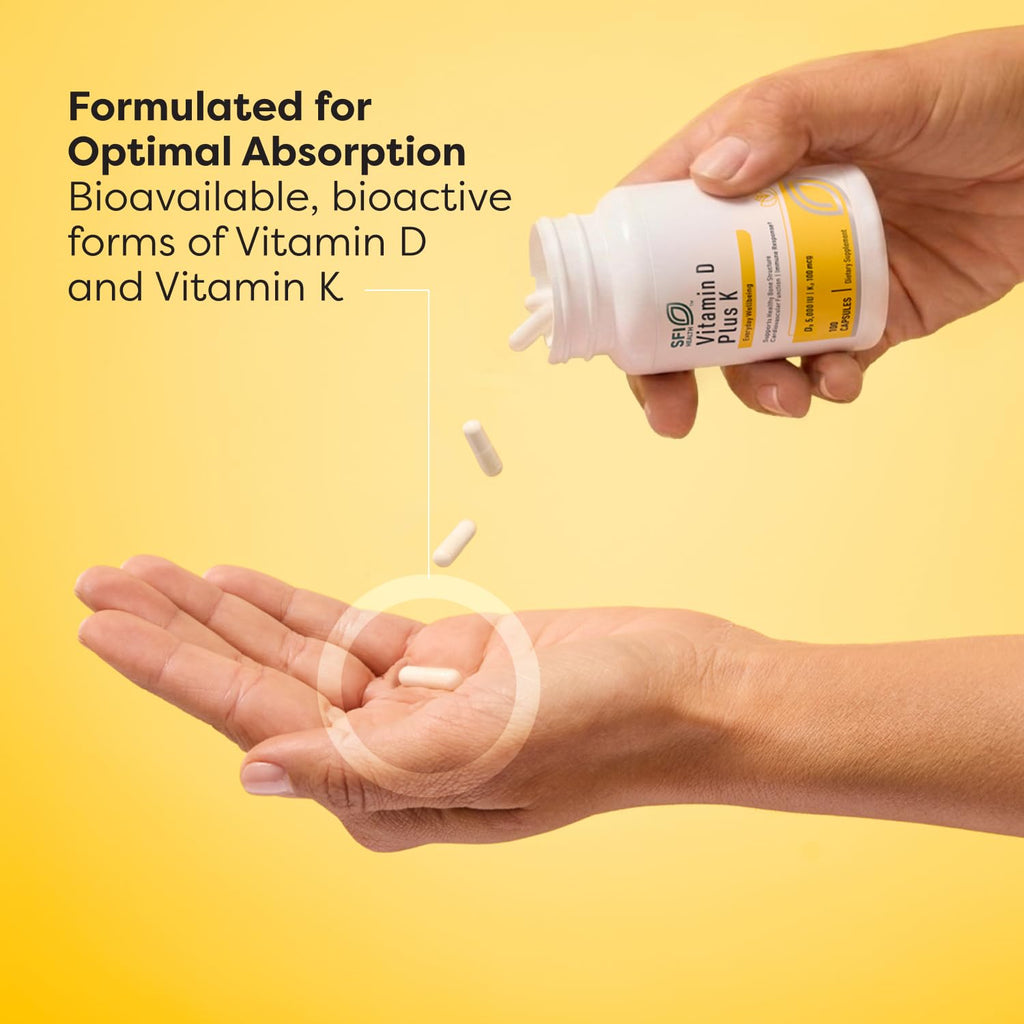SFI Health Klaire Labs Vitamin D Plus K - 60 Capsules - image 2