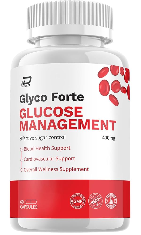 Indelo Glyco Forte Advanced Supplement Energy Support - 60 Capsules