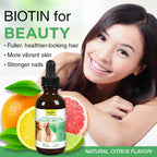 Natural Balance Biotin Liquid 5000mcg Hair, Skin & Nails Support - 2 oz - image 3