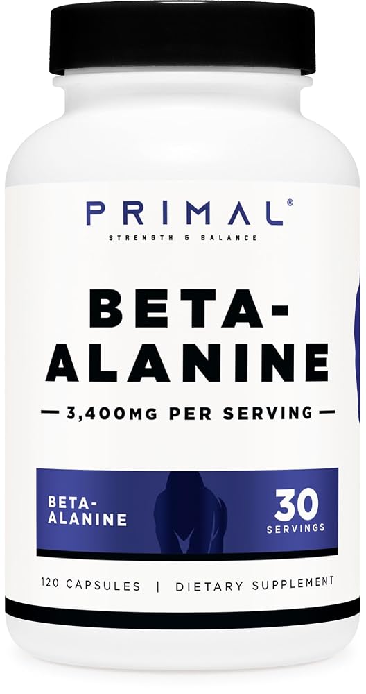 Primal Beta-Alanine Capsules 3400mg - 120 Capsules