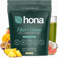 Hona Fiber + Greens, Gut & Superfood Blend, Greens Powder