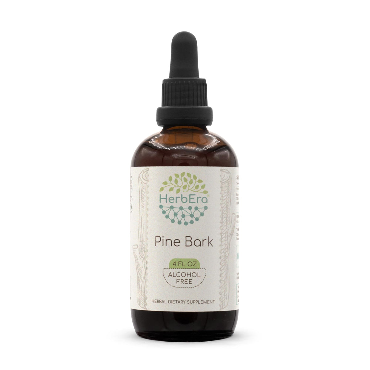 HerbEra Pine Bark Alcohol-Free Herbal Extract Tincture