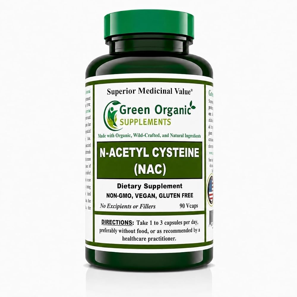Green Organic Supplements' N-Acetyl Cysteine (NAC)