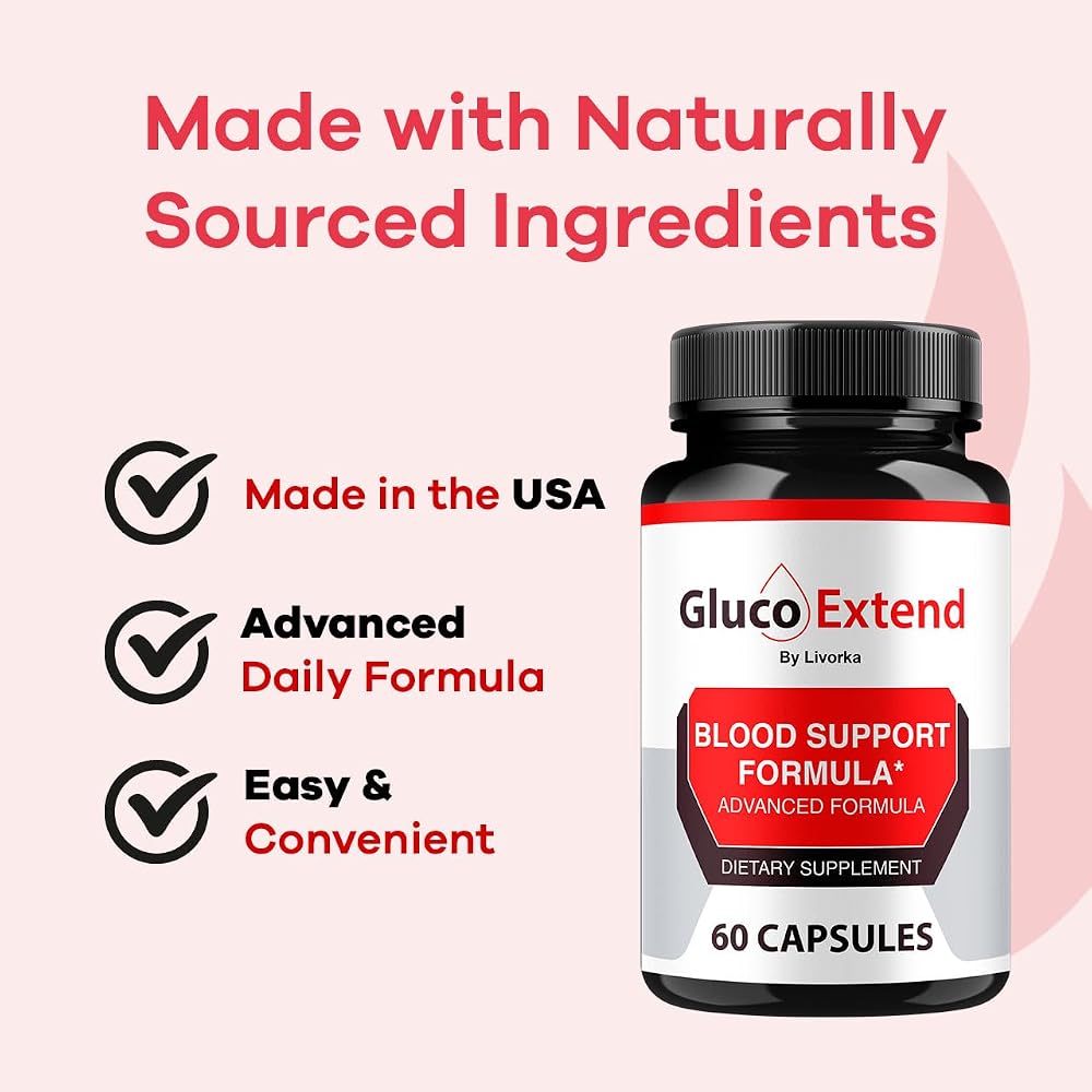 LIVORKA Gluco Extend Capsules Supports Healthy Levels - 180 Capsules - image 5