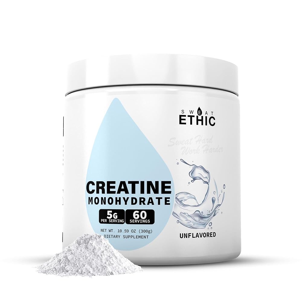 Sweat Ethic Creatine Monohydrate Powder - 60 Servings