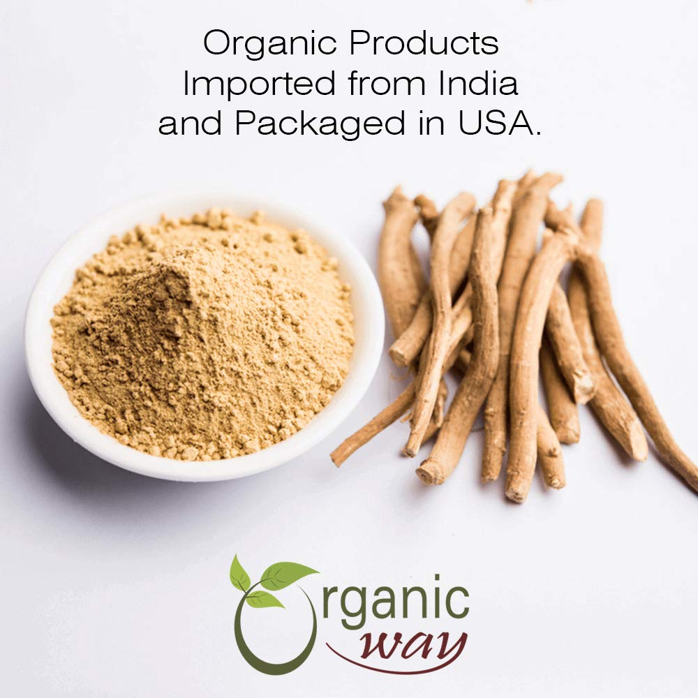 Organic Way Premium Ashwagandha Root Powder (Withania somnifera)